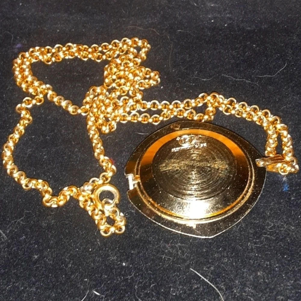 Vintage Gold-Tone Pendant Watch